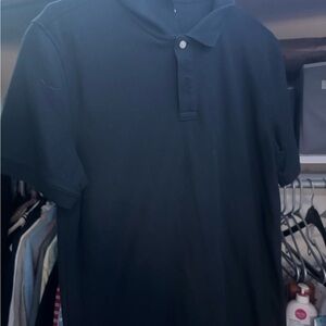 Sonoma Black Polo Shirt Short Sleeve Cotton Blend